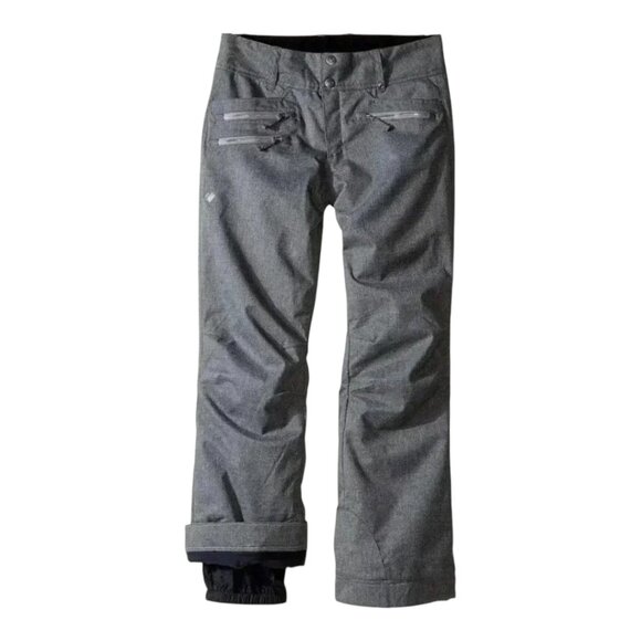 Obermeyer Jessi Extended Wear Ski Pants in Gray Winter Snow Girls' XL 18-20 - Picture 1 of 8